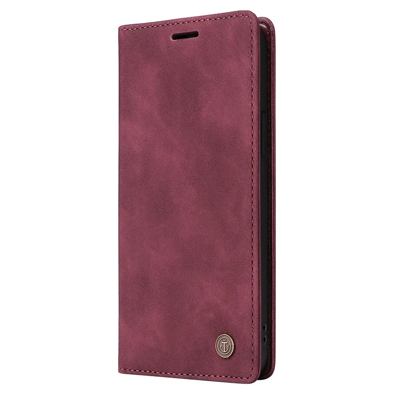 006 Series For Samsung Galaxy A54 5G Case Leather Wallet Phone Cover with Sucker Closure