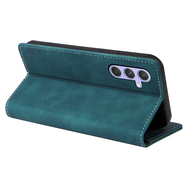 006 Series For Samsung Galaxy A54 5G Case Leather Wallet Phone Cover with Sucker Closure