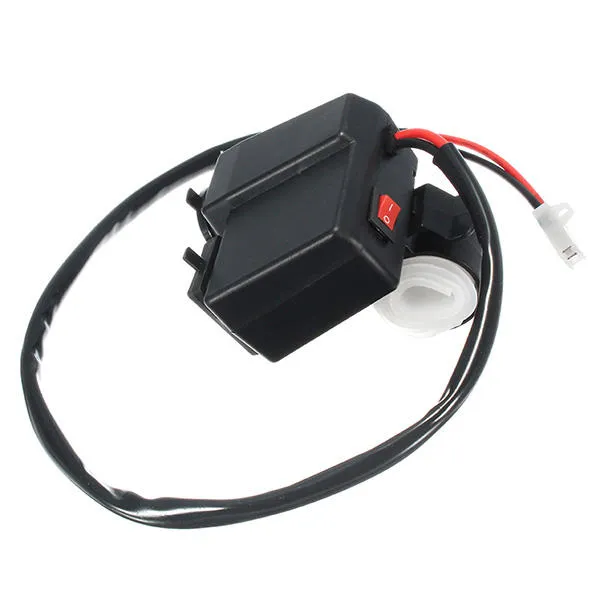 12V/24V 3.1A Waterproof Motorcycle Dual Usb Charger LED Volt Meter VoltmeterSocket