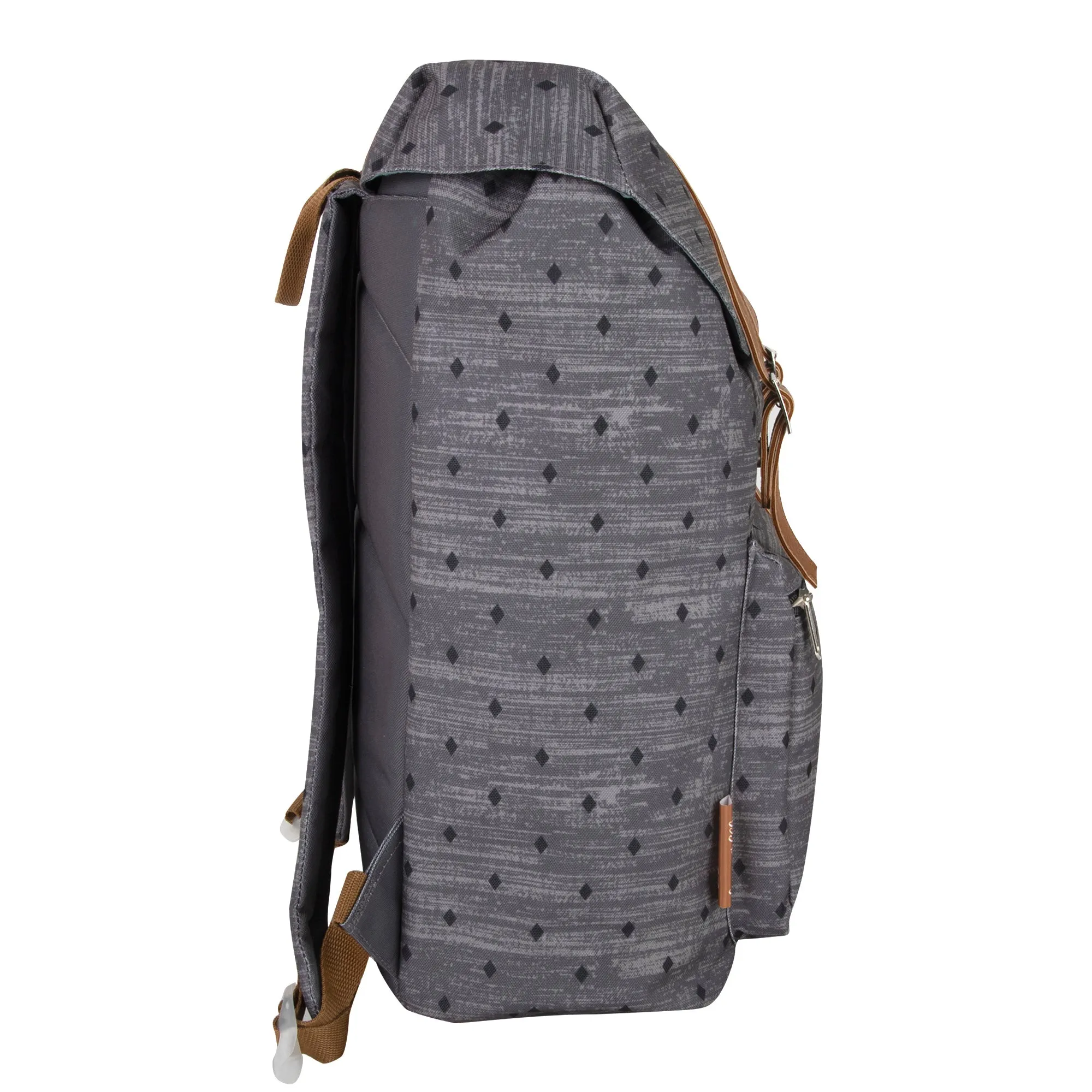 17-inch Printed Double Buckle Backpack