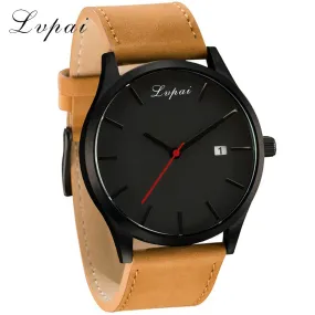 2017 New Lvpai Brand Leather Watch Men Fashion Luxury Women Dress Sport Wristwatch Ladies Dress Business Quartz Watch LP031