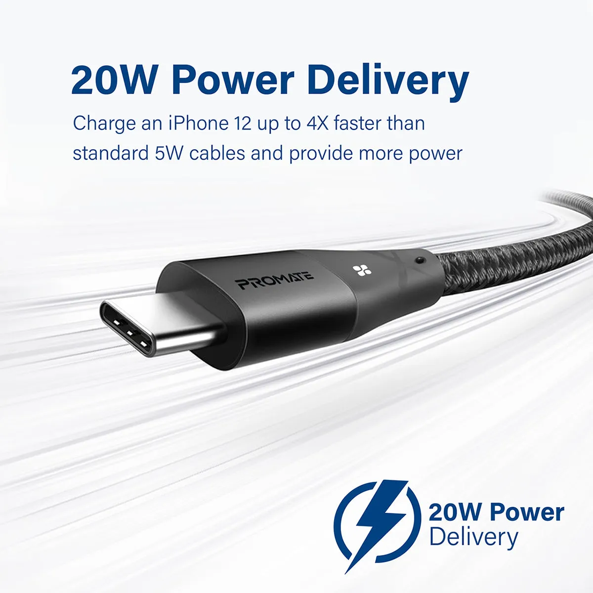 20W Power Delivery High Tensile Strength Lightning Cable