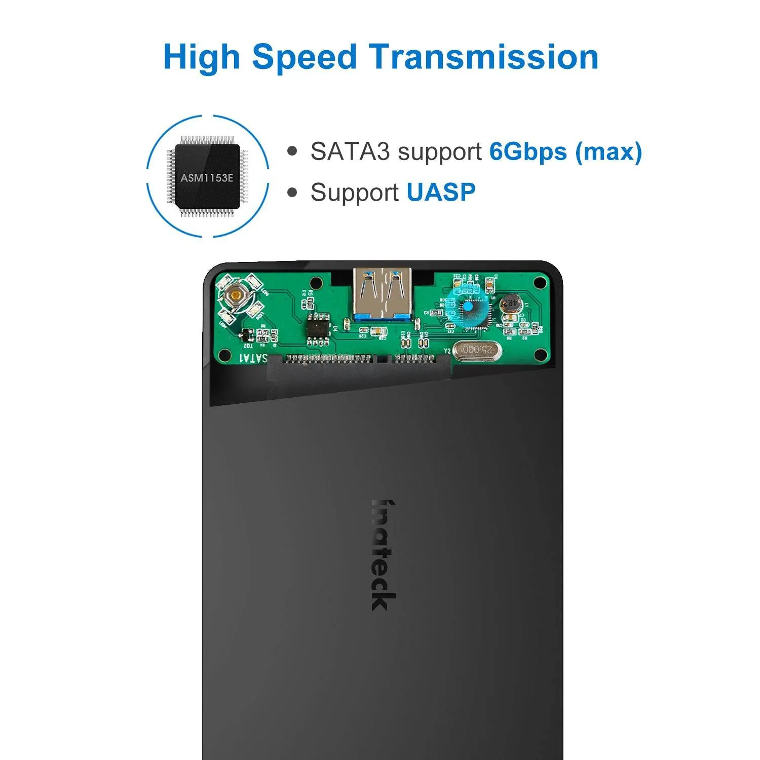 2.5" Hard Drive Enclosure with Smart Switch, FE2013