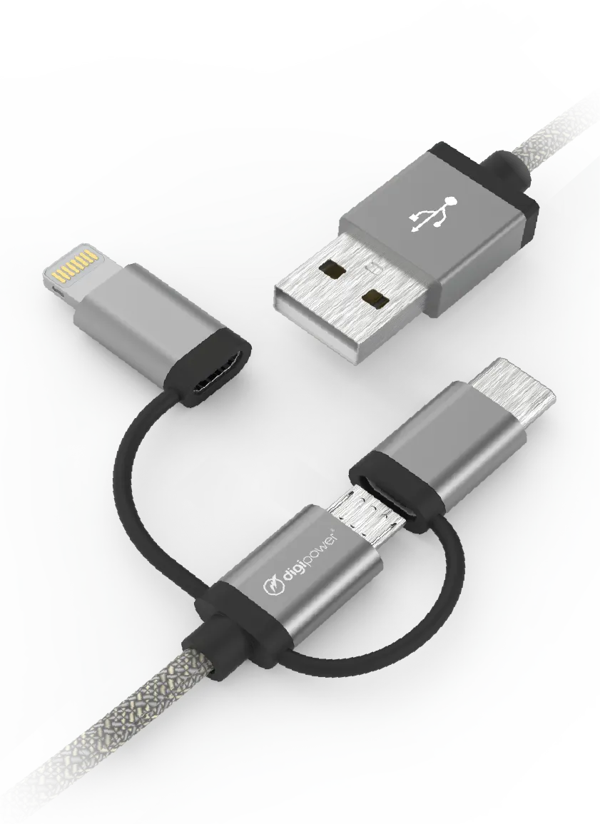 3-in-1 Charge & Sync Cable