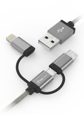 3-in-1 Charge & Sync Cable