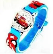 3D Cartoon Super Red Cars Watch For Kids Wrsitwatch