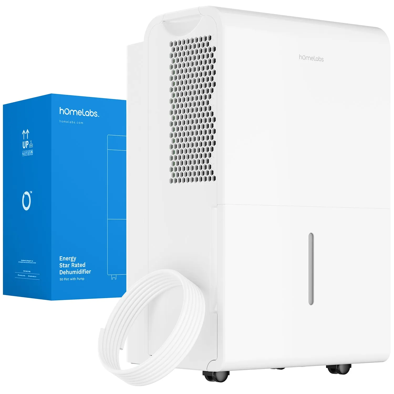 4,500 sq ft - Energy Star Wi- Fi Enabled Dehumidifier with Pump - 50 pint