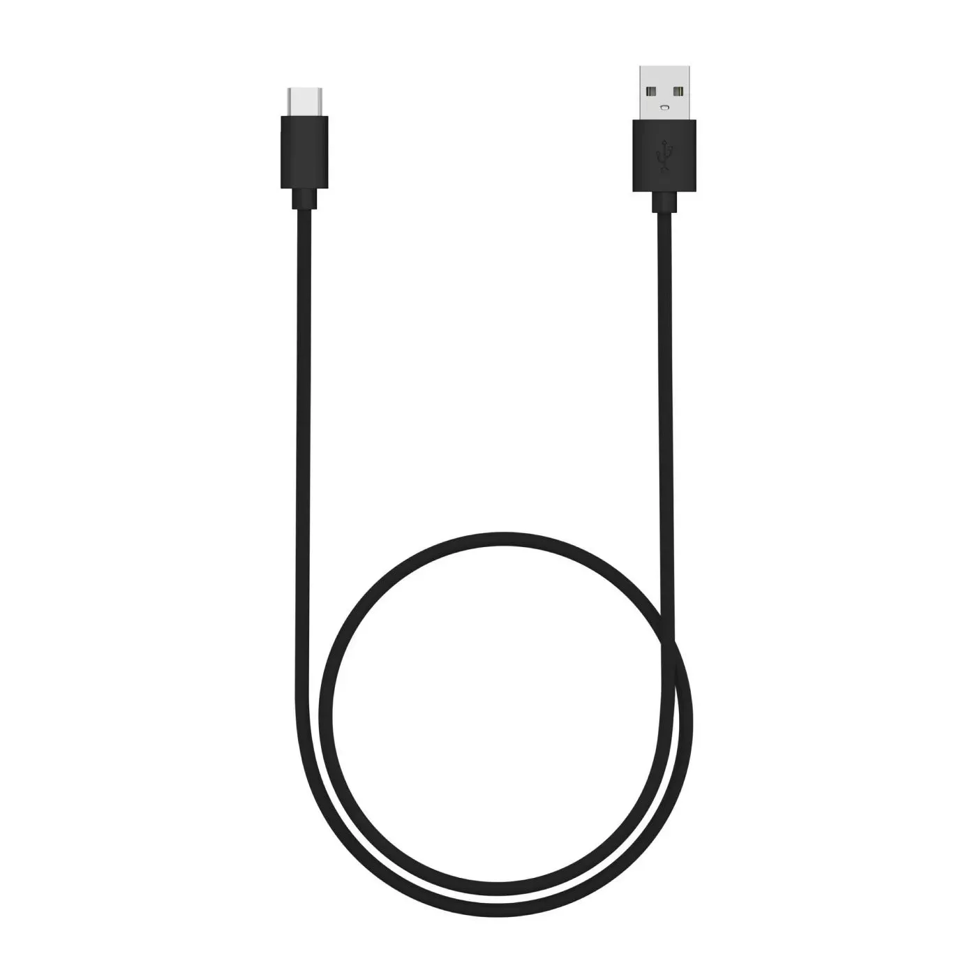 4ft TPU Type-C to USB-A Cable - Black