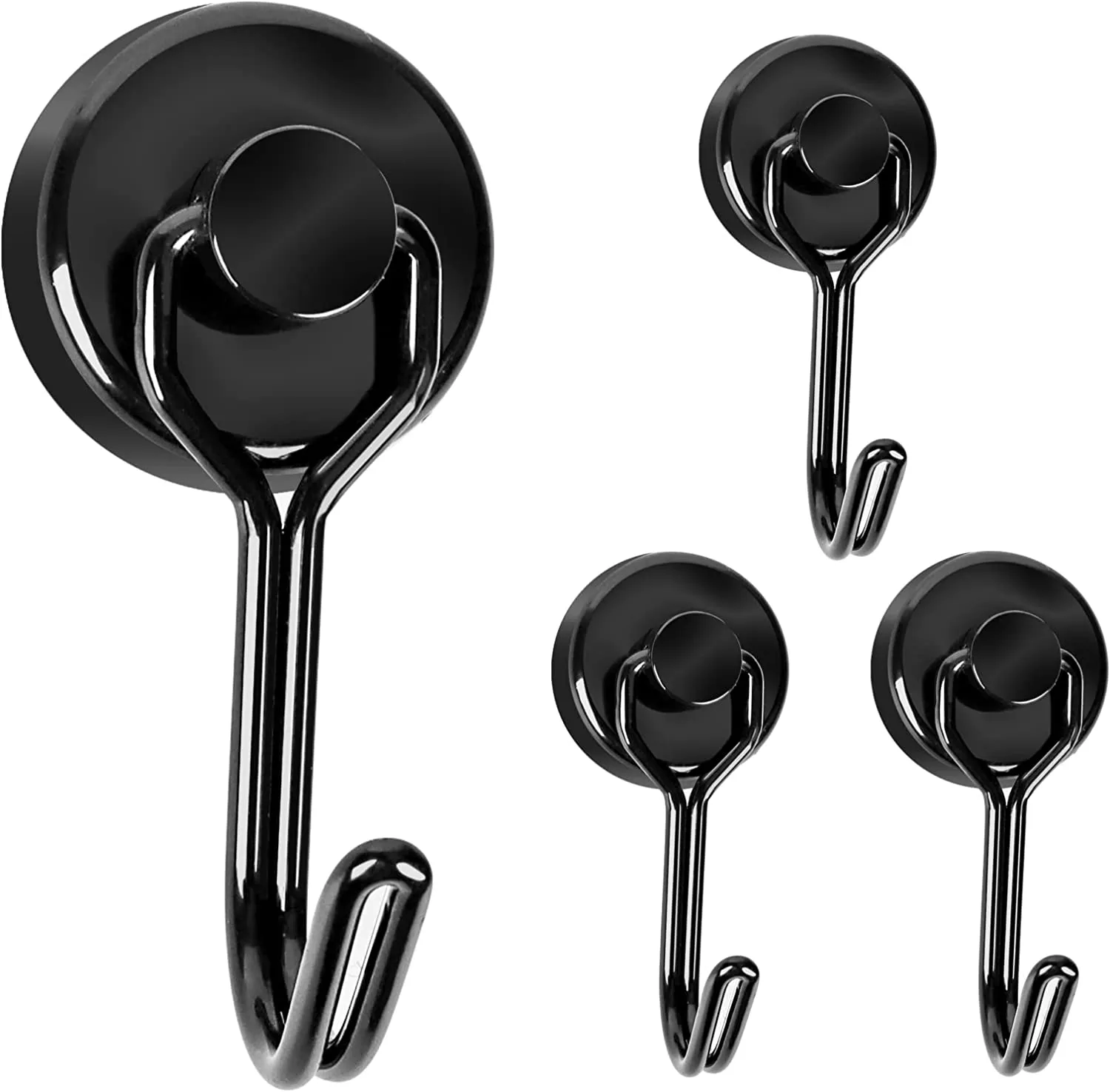 4Pcs Swivel Swing Strong Magnetic Hooks