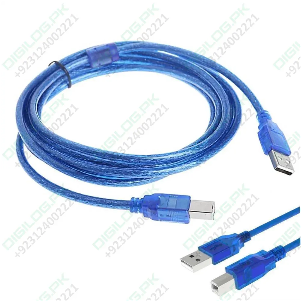 5 Meter Usb a To Usb b Cable For Arduino Uno And Arduino Mega