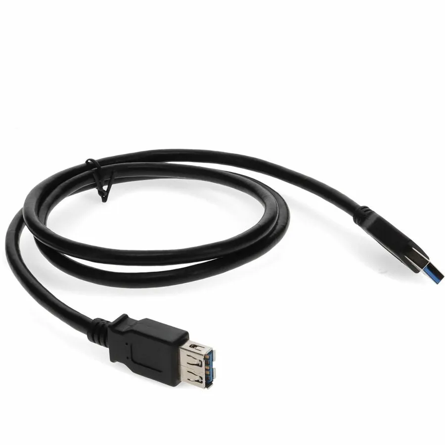 6ft (2m) USB-A 3.0 Male to USB-A 3.0 Female Black Extension Cable USB3EXTAA6-AO