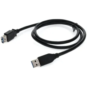 6ft (2m) USB-A 3.0 Male to USB-A 3.0 Female Black Extension Cable USB3EXTAA6-AO