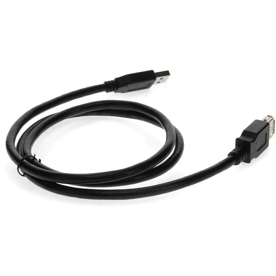 6ft (2m) USB-A 3.0 Male to USB-A 3.0 Female Black Extension Cable USB3EXTAA6-AO