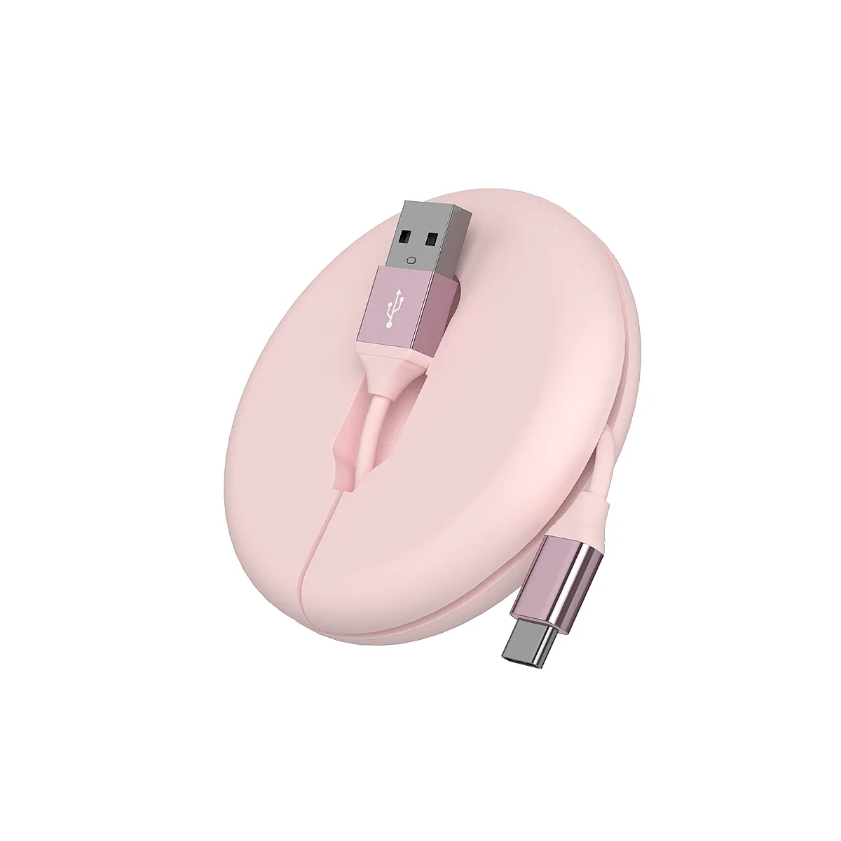 6ft USB-C to USB-A Cable with Smart Management - Blush