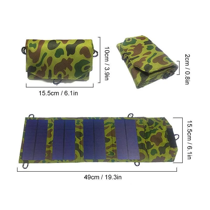 8w portable solar charger - perfect for outdoor adventures