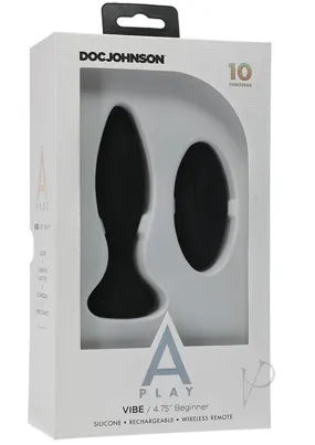 A-play Vibe Begin Plug W/remote Blk