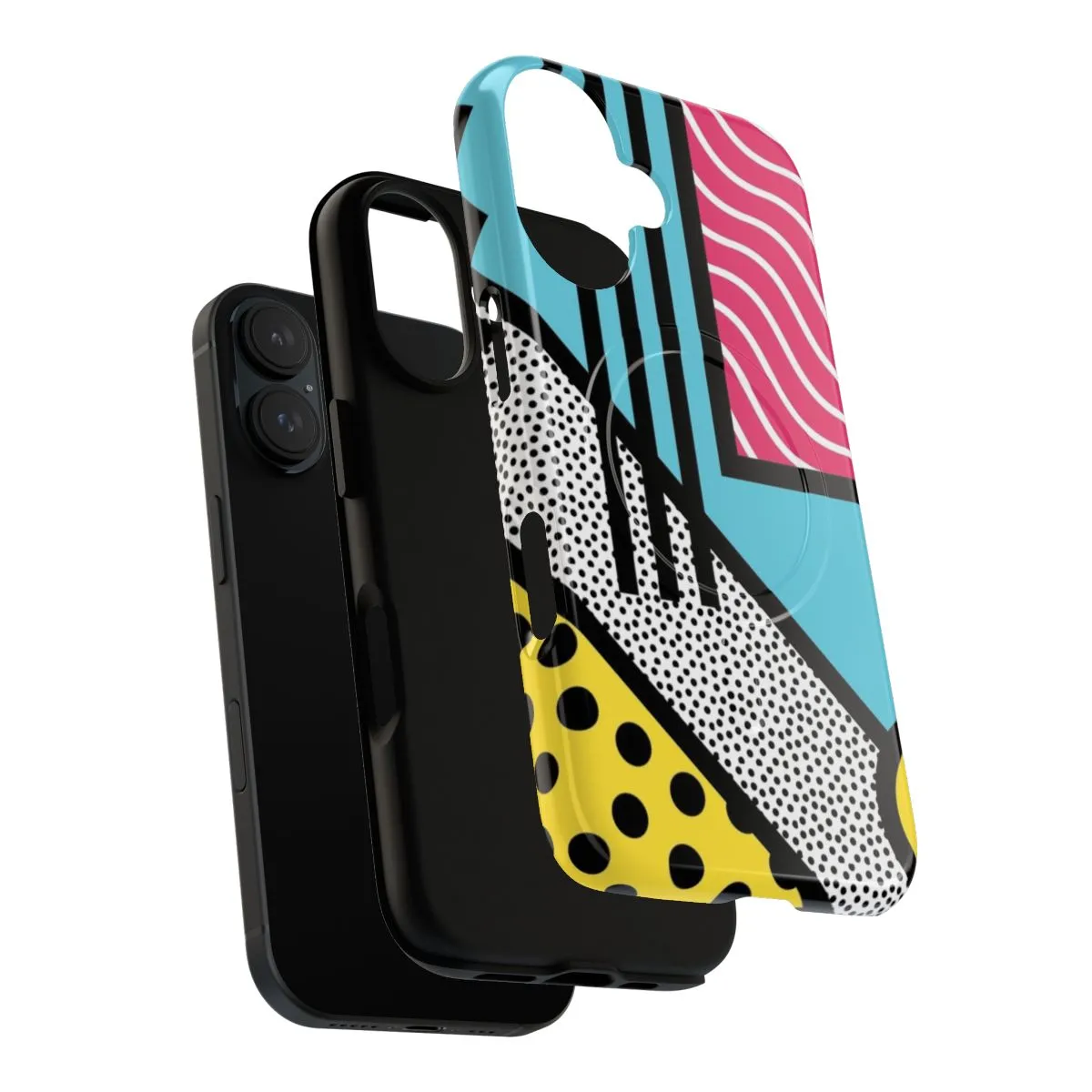 Abstract 80s Style Magnetic Tough Phone Case