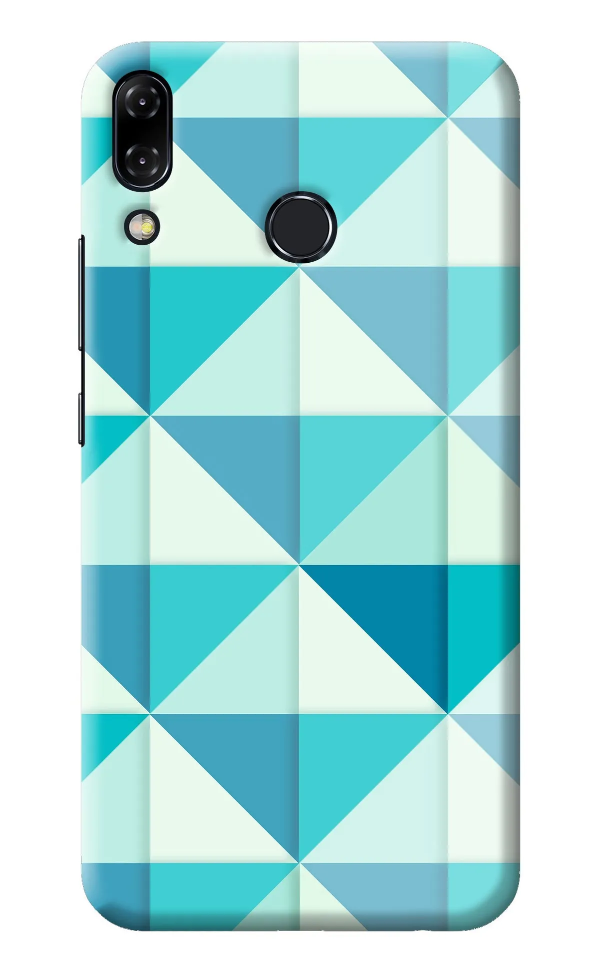 Abstract Blue Pattern Asus Zenfone 5Z Back Cover