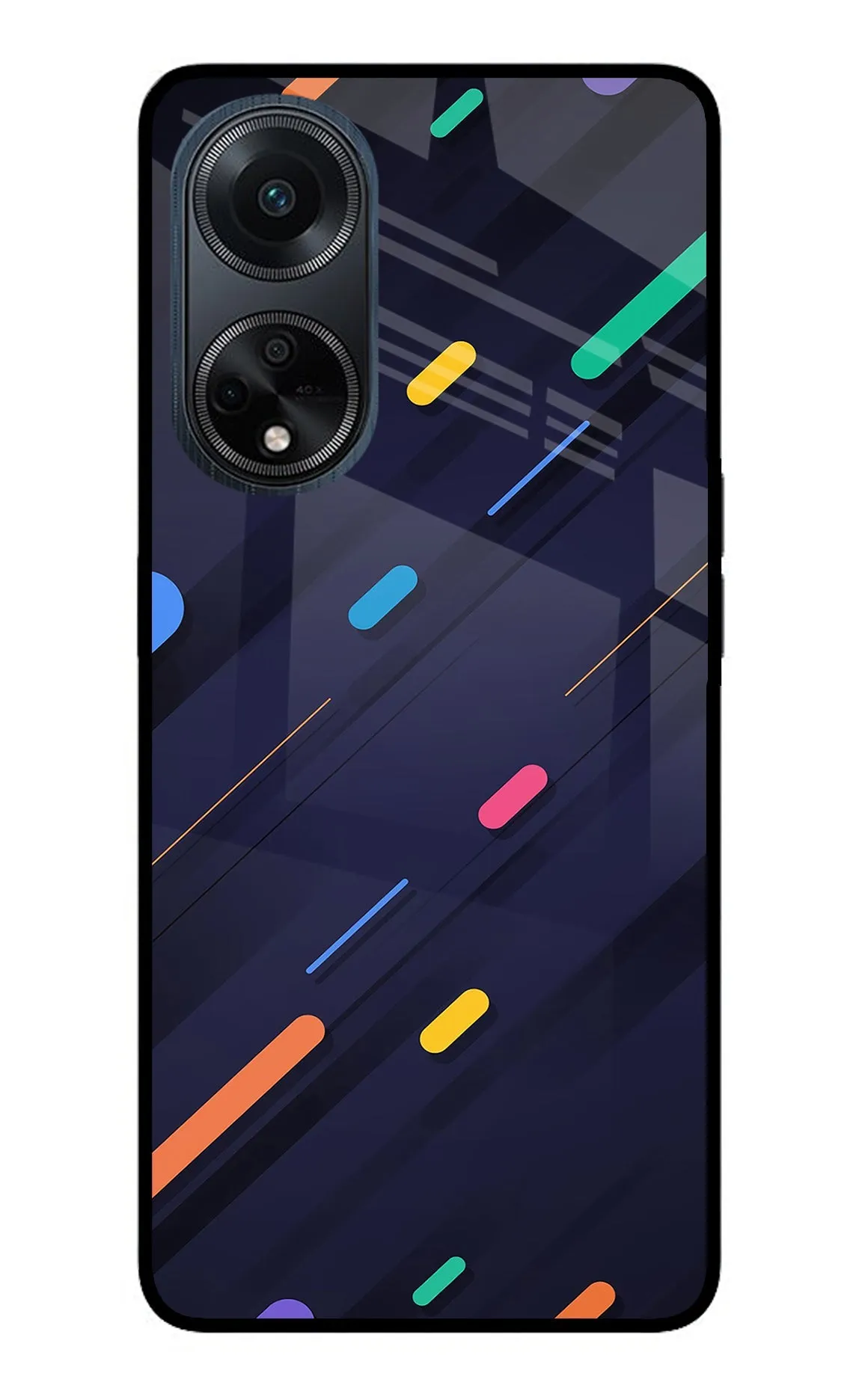 Abstract Design Oppo F23 Back Cover