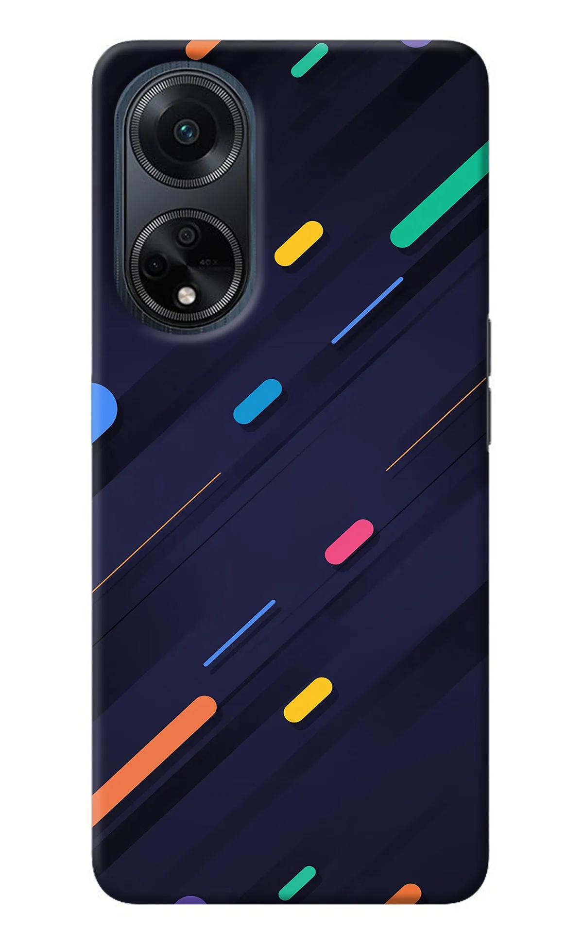 Abstract Design Oppo F23 Back Cover