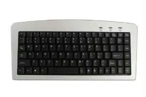 Adesso Adesso Mini Keyboard - Akb-901 (usb ps-2 Silver-black)