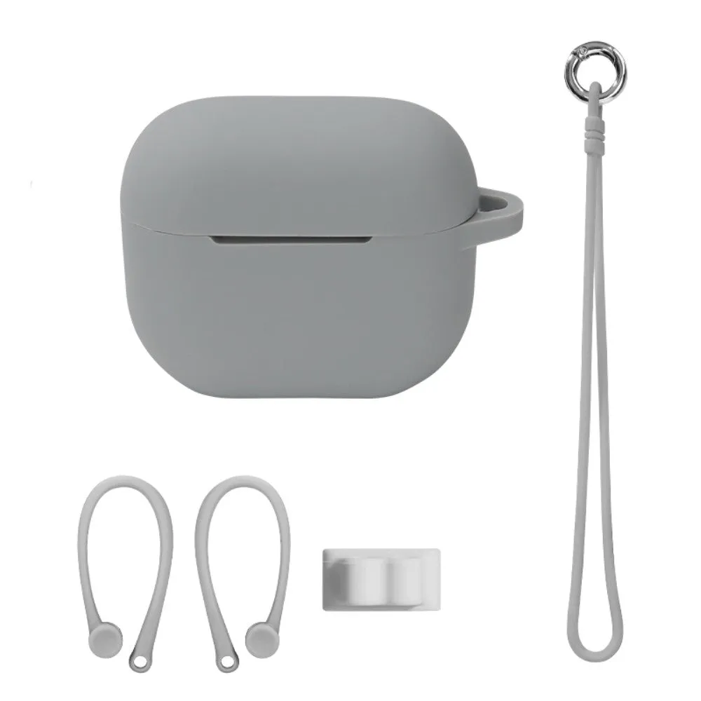 AirPods 3 silicone protector storage case with accessories - Grey