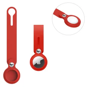 AirTags long strap silicone cover - Red