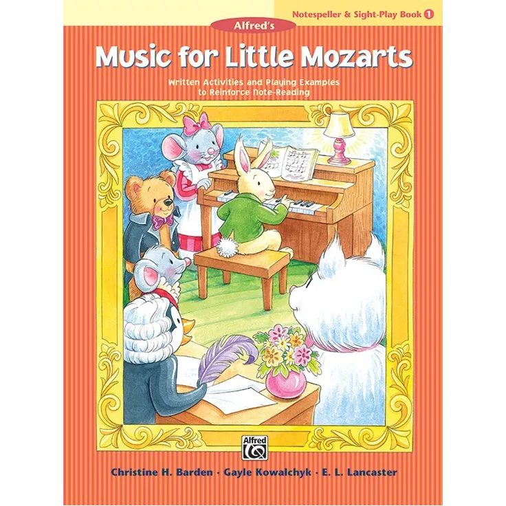 Alfred A-45268 Music for Little Mozarts: Notespeller & Sight-Play Book 1