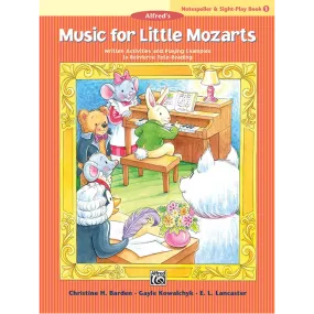 Alfred A-45268 Music for Little Mozarts: Notespeller & Sight-Play Book 1