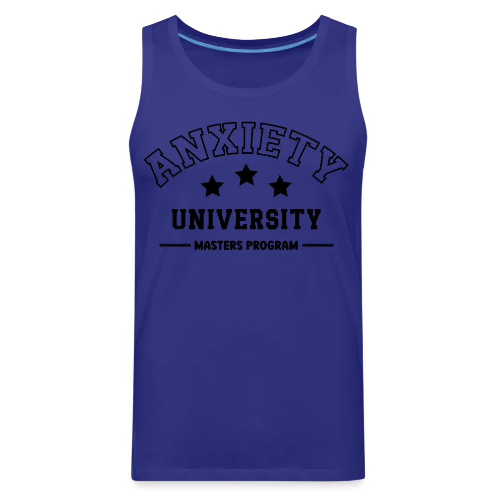 Anxiety University Masters Program, Men’s Premium Tank Top