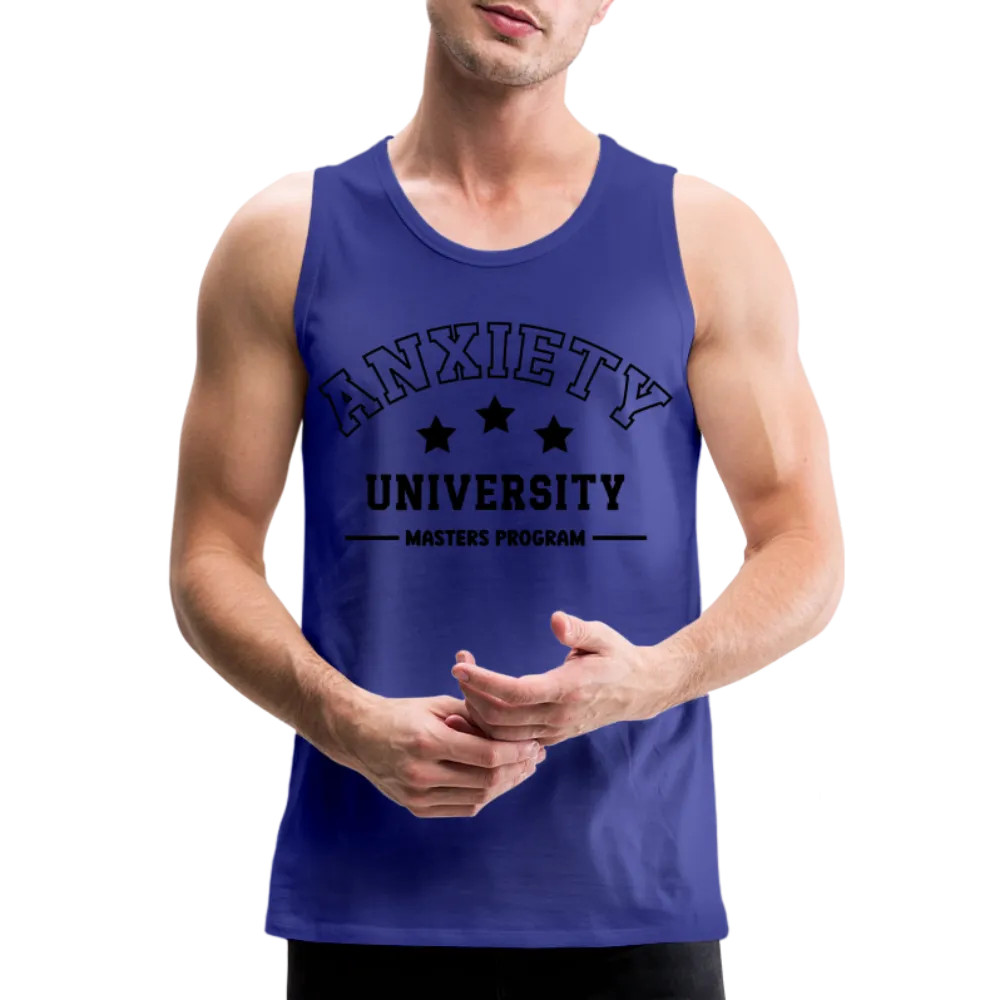 Anxiety University Masters Program, Men’s Premium Tank Top