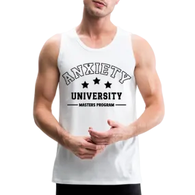 Anxiety University Masters Program, Men’s Premium Tank Top