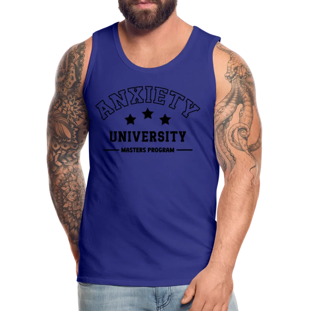 Anxiety University Masters Program, Men’s Premium Tank Top