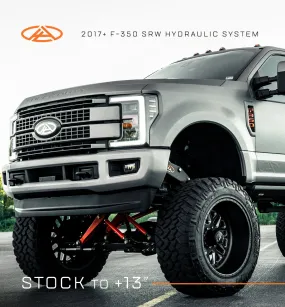 ANY LEVEL LIFT KIT 2017-2022 FORD F350 SRW Hydraulic System