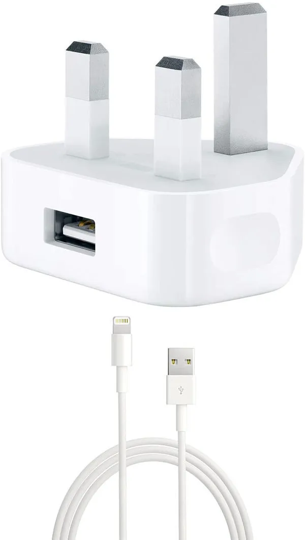 Apple Genuine USB Charger A1399 & Lightning Charging Cable MD818