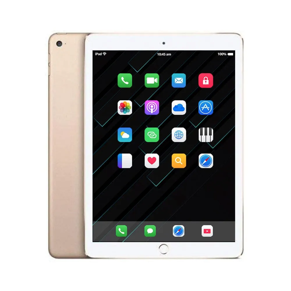 Apple iPad Air 2 16GB / 32GB / 64 GB / 128GB - (Refurbished-Fair condition)