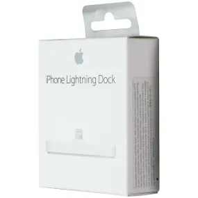 Apple iPhone 8-Pin Lightning Dock Charger for Smartphones/Tablets - White