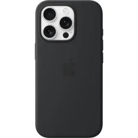 Apple iPhone 16 Pro Silicone Case with MagSafe (Black)