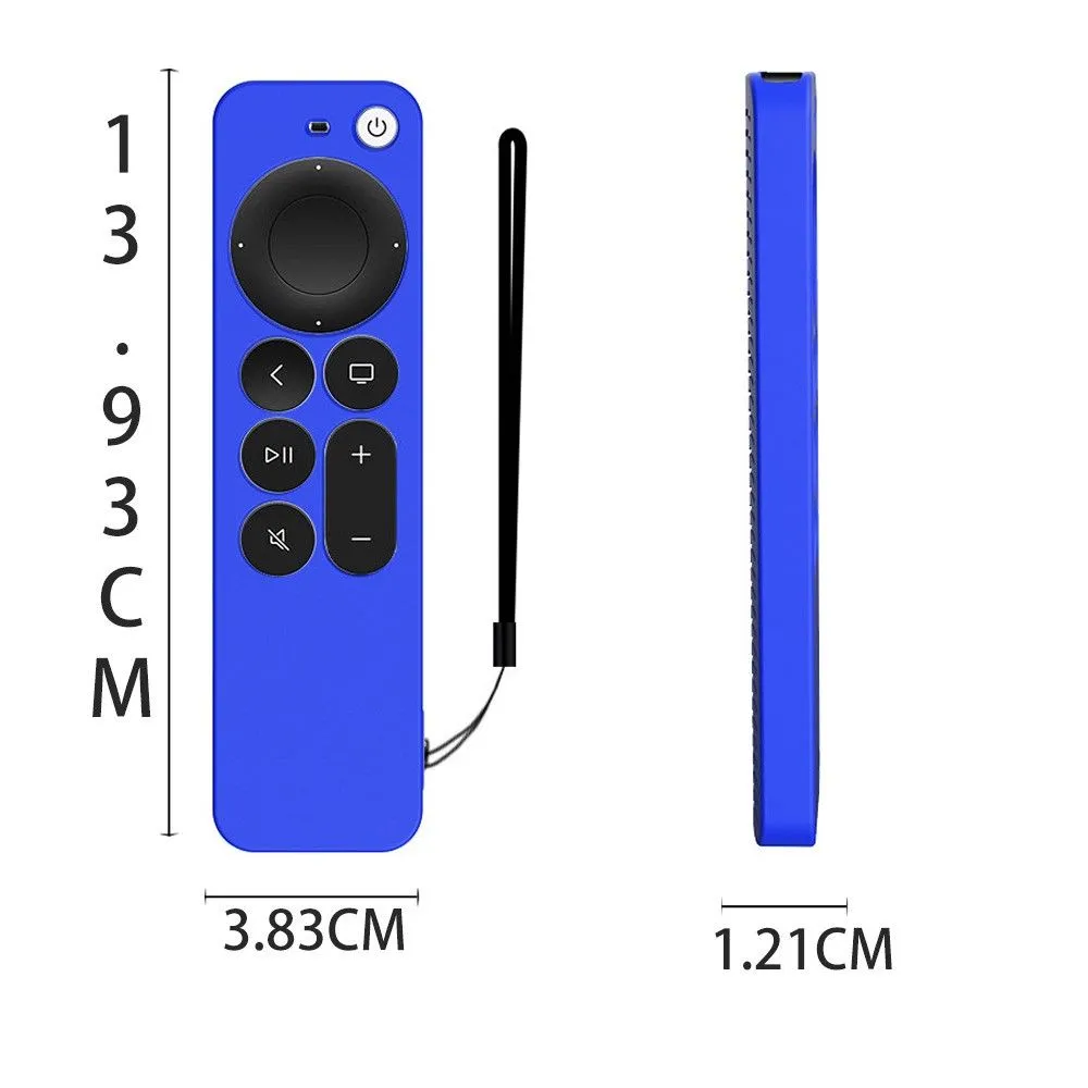 Apple TV 4K (2021) Y31 silicone remote controller cover - Blue