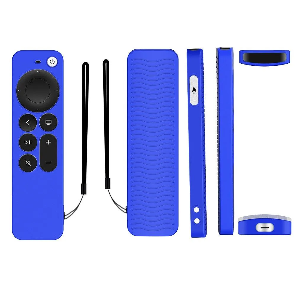 Apple TV 4K (2021) Y31 silicone remote controller cover - Blue