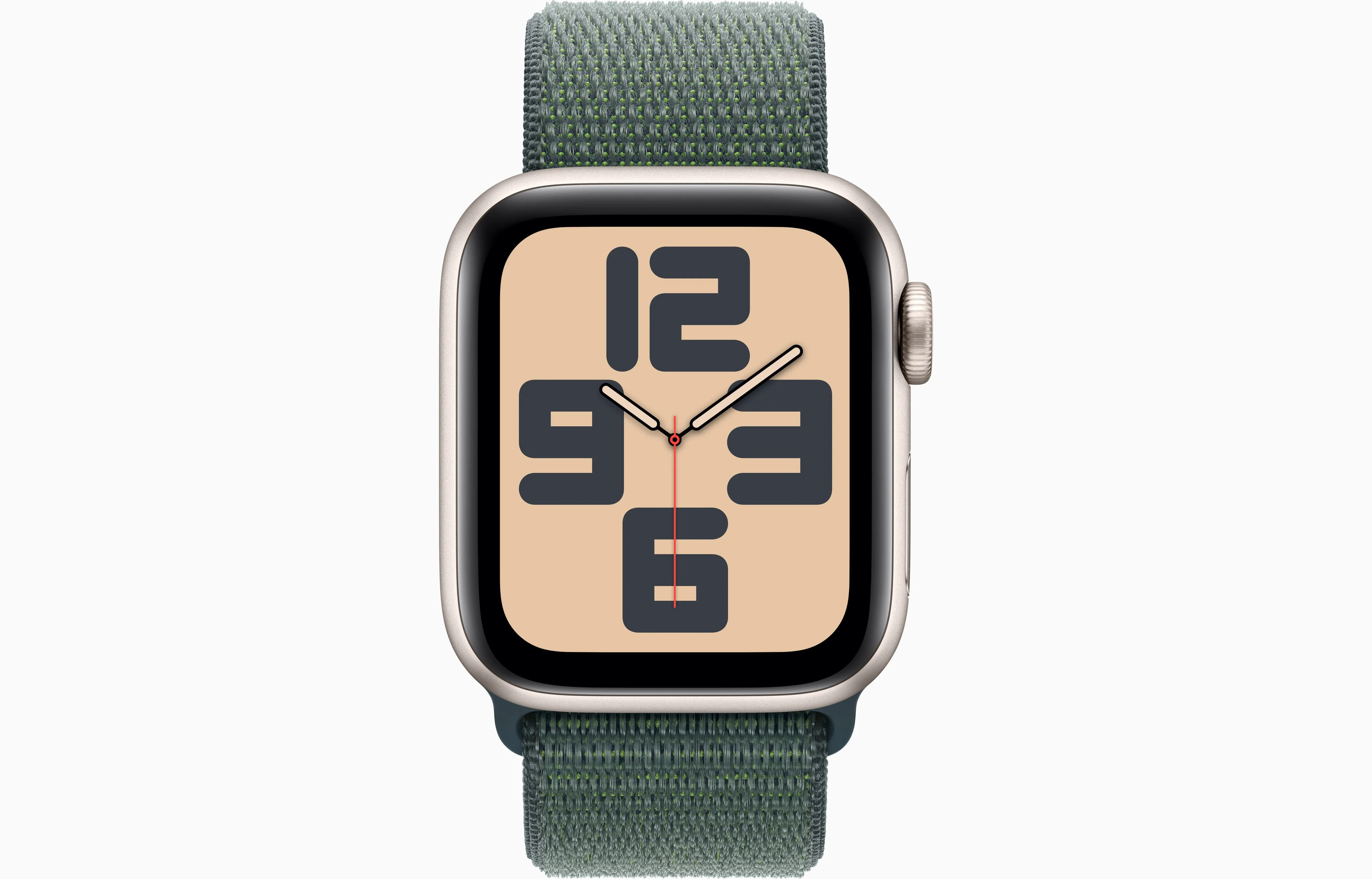 Apple Watch SE GPS 40Mm, Starlight Aluminium Case with Lake Green