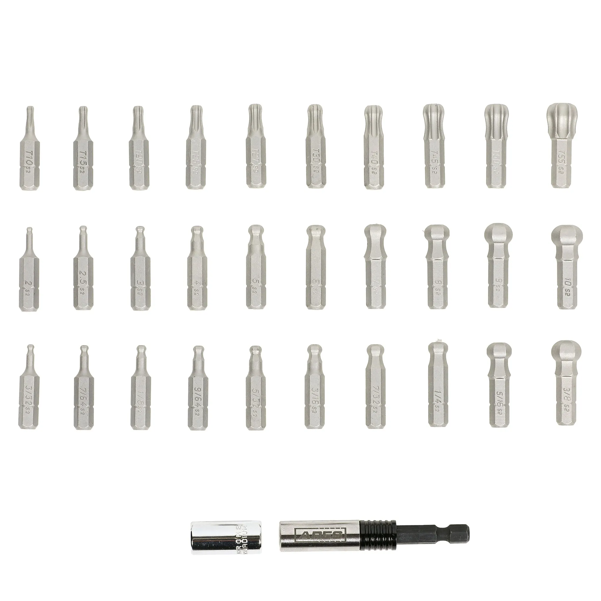 ARES 31645 - 32-Piece Ball End Bit Set