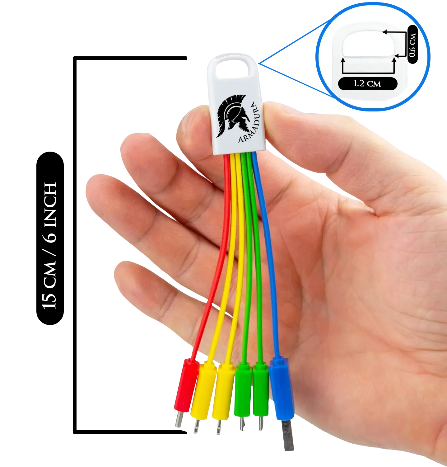 Armadura 5 in 1 USB Multi-Cable Charging Wire