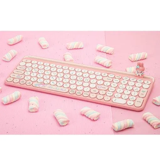 ★Authentic★Sanrio Mymelody and Kuromi Wireless Keyboard/ 3in1 Multi Pairing/ Multi Connection