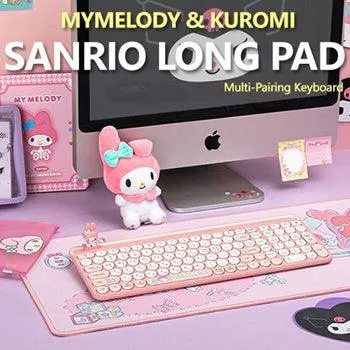 ★Authentic★Sanrio Mymelody and Kuromi Wireless Keyboard/ 3in1 Multi Pairing/ Multi Connection