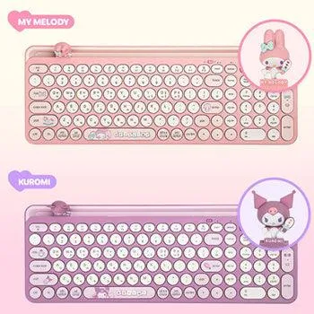 ★Authentic★Sanrio Mymelody and Kuromi Wireless Keyboard/ 3in1 Multi Pairing/ Multi Connection