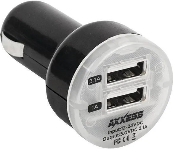 AXXESS MOBILITY AXM-2USB-CLA Dual-USB Car Charger