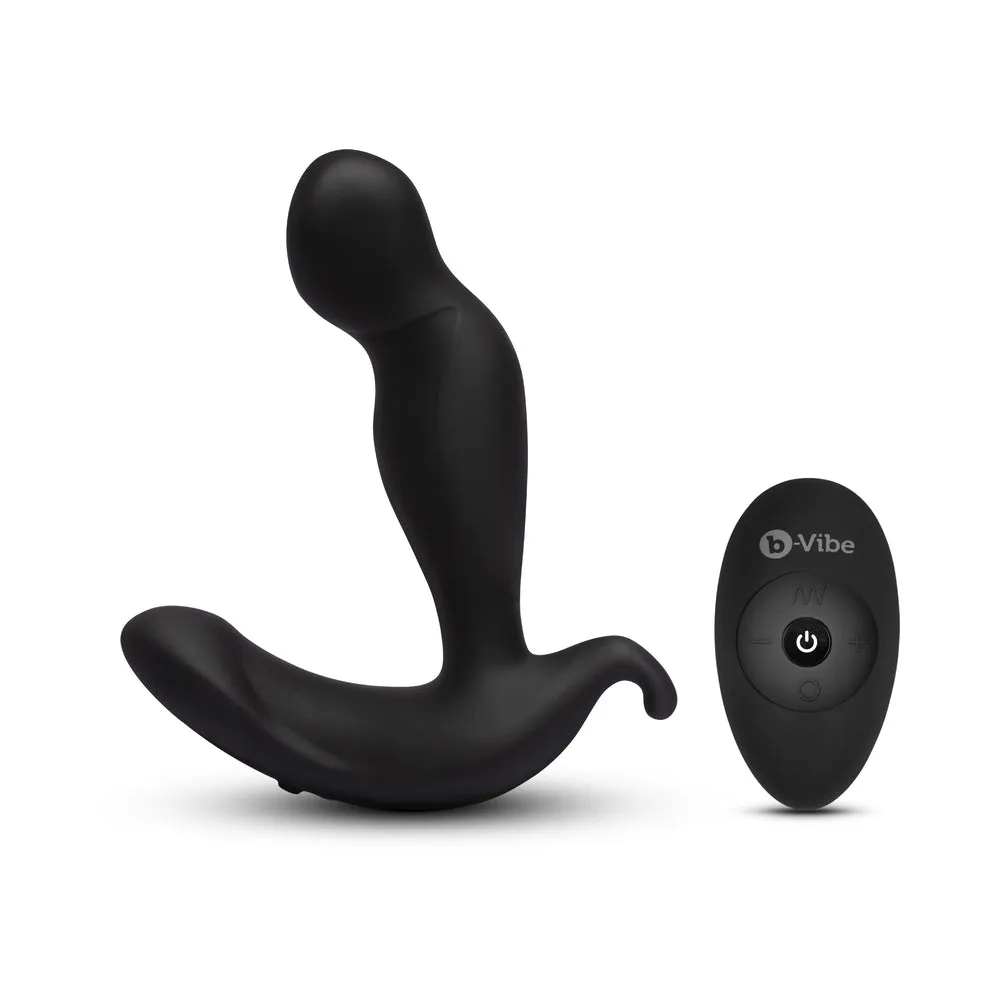 b-Vibe 360 Rotating and Vibrating Remote Control Plug Black