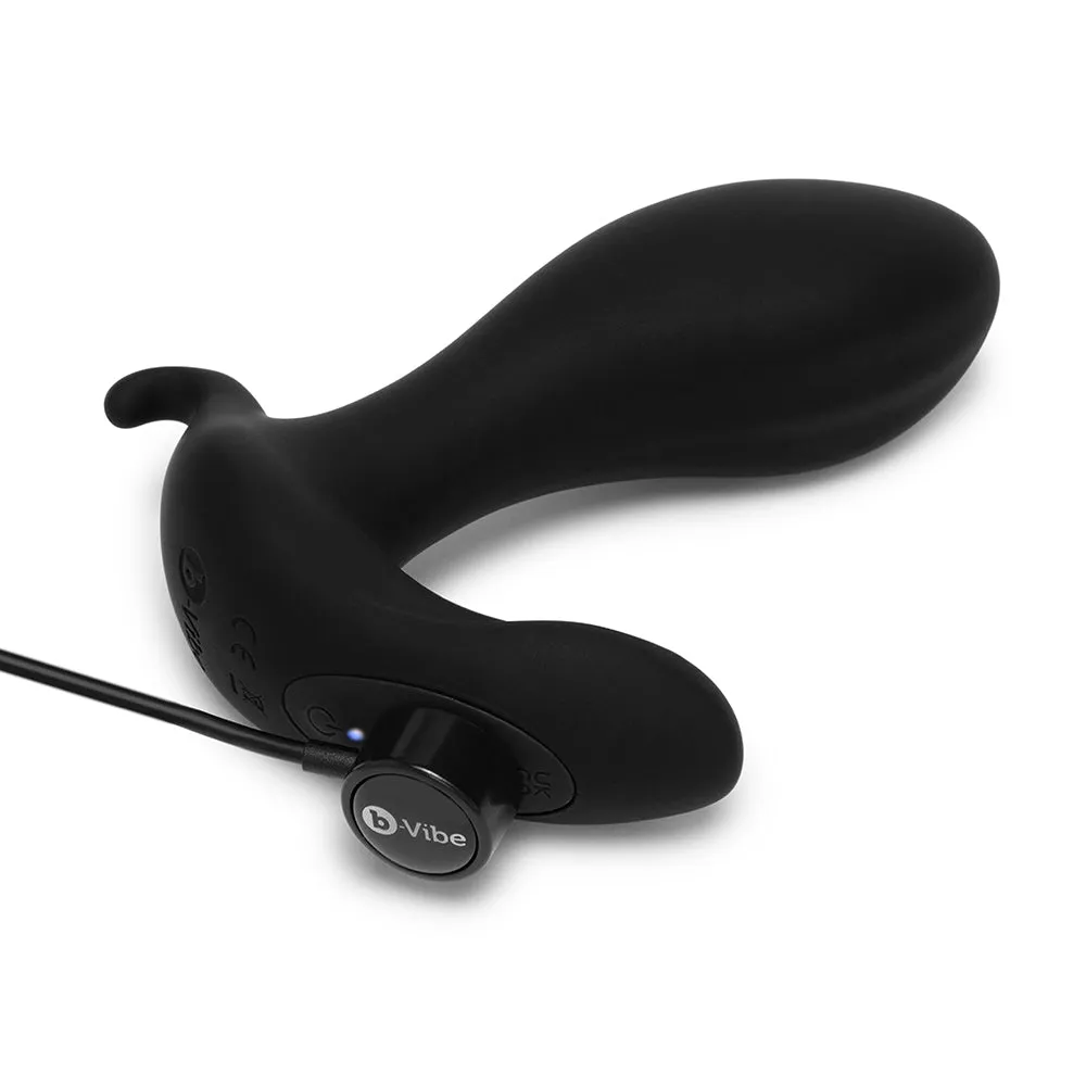 b-Vibe Expand Expanding and Vibrating Remote Control Plug Black