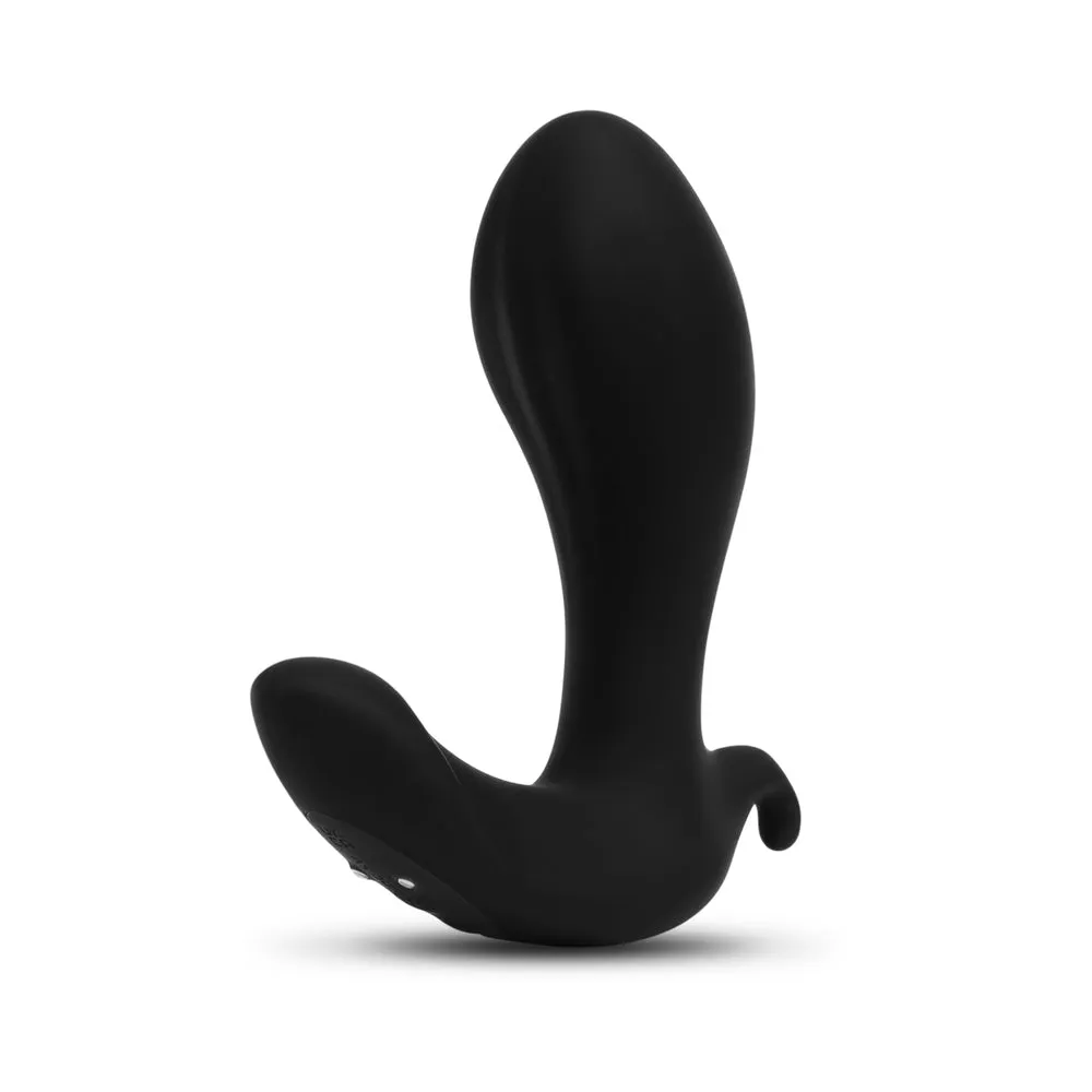 b-Vibe Expand Expanding and Vibrating Remote Control Plug Black